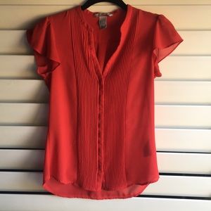 Red blouse